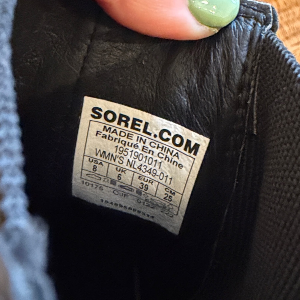 Sorel Black and Hot Pink Platform Chelsea Bootie - Women - Picture 5 of 5